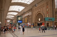  The Leipziger train station was fully renovated and beautiful.